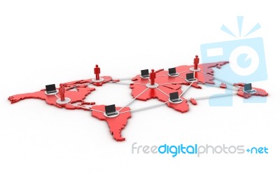 Computer Network Stock Image Computer Network Stock Image