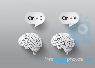 Concept With Brain Stock Image