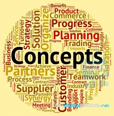 Concepts Word Means Hypothesis Theory And Wordcloud Stock Image