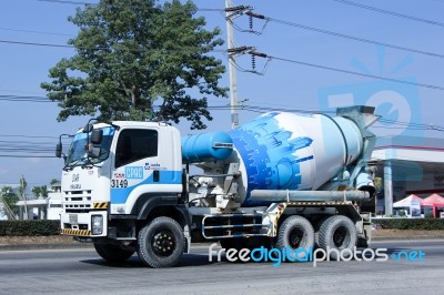 Concrete Truck Stock Photo