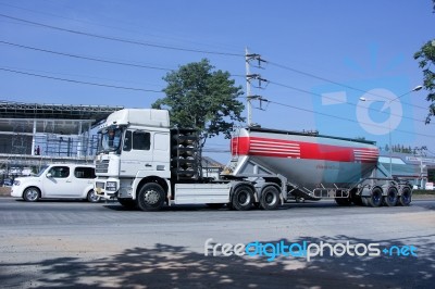 Concrete Truck Stock Photo