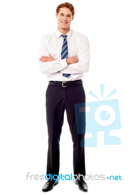 Confident Young Business Executive Stock Photo