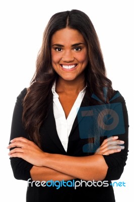 Confident Young Charming Businesswoman Stock Photo Confident Young Charming Businesswoman Stock Photo