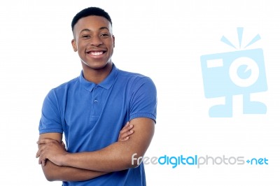Confident Young Smart Guy Stock Photo