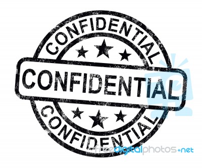 Confidential Stamp Stock Image