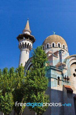 Constanta Grand Mosque Stock Photo