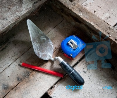 Construction Tools Stock Photo
