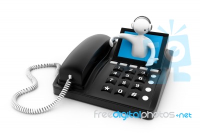 Contact Us Stock Image