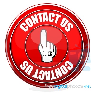 Contact Us Button Stock Image