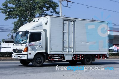 Container Truck Stock Photo