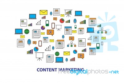 Content Concept Stock Image