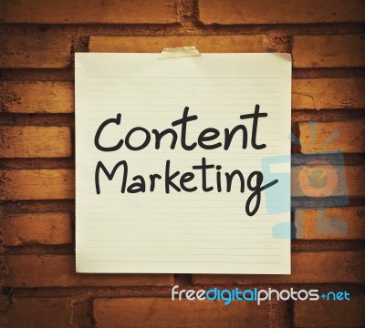 Content Marketing Stock Photo