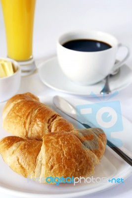 Continental Breakfast Stock Photo