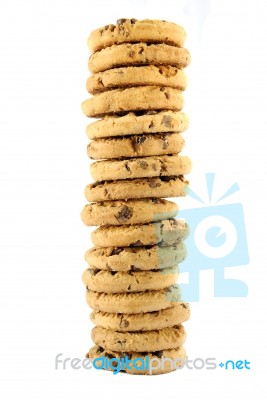 Cookie Tower Stock Photo