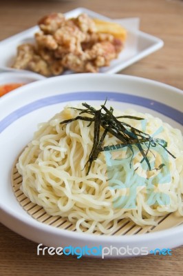 Cool Soba Japanese Food Stock Photo