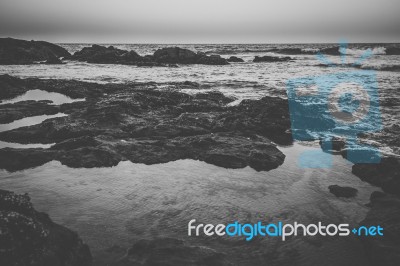 Coolum Beach At The Sunshine Coast Stock Photo