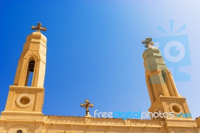 Coptic Cathedral In Khartoum Stock Photo