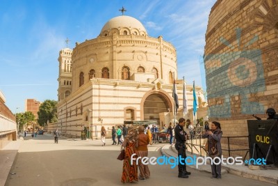 Coptic Church In Cairo, Egypt Stock Photo