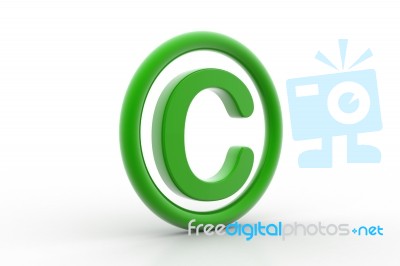 Copyright Symbol Stock Image