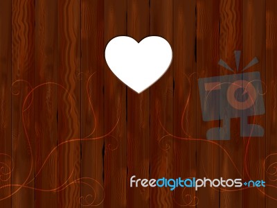 Copyspace Panelling Shows Valentines Day And Blank Stock Image