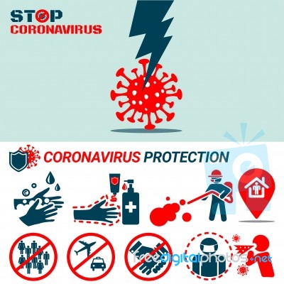 Coronavirus Covid19 Protection Concept Stock Image