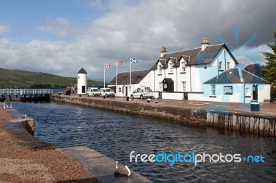 Corpach, Scotland/uk - May 19 : Caledonian Canal At Corpach In S… Stock Photo