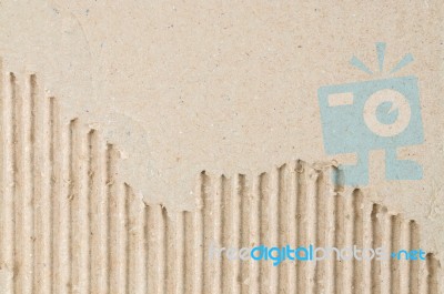 Corrugate Carton Paper Stock Photo