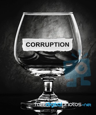 Corruption Stock Photo