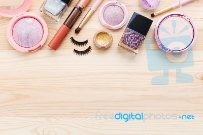 Cosmetic Background Stock Photo