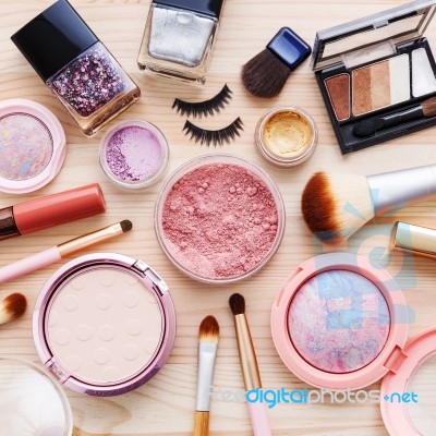 Cosmetic Background Stock Photo