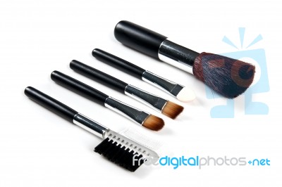 Cosmetic Brushes Stock Photo