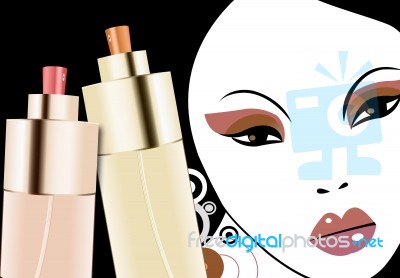 Cosmetics Stock Image