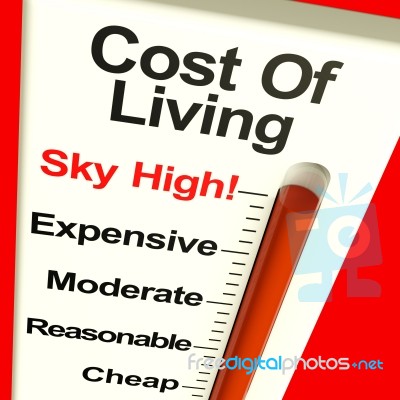 Cost Of Living Expenses Stock Image