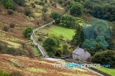 Cottage In Snowdonia National Park Stock Photo