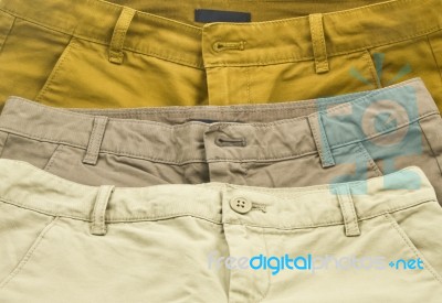 Cotton Shorts Stock Photo