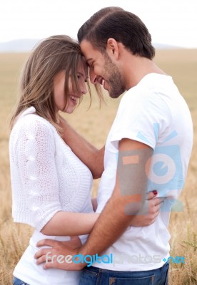 Couple Getting Close In Romance Stock Photo - Royalty Free Image ID ...