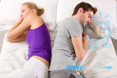 Couple Had Lovers Tiff Stock Photo