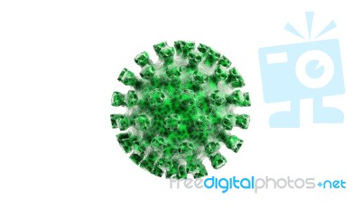 Covid 19 3d Illustration Stock Image