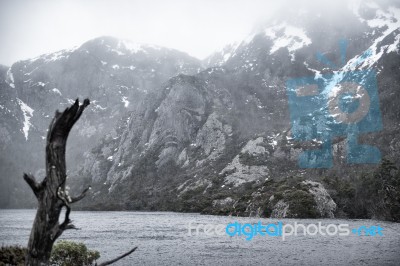 Cradle Mountain In Tasmania Stock Photo