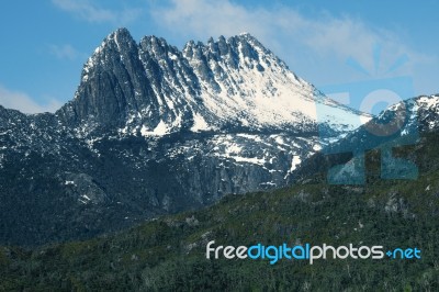 Cradle Mountain In Tasmania Stock Photo