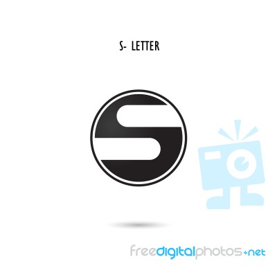 Creative S-letter Icon Abstract Logo Design.s-alphabet Symbol Stock Image