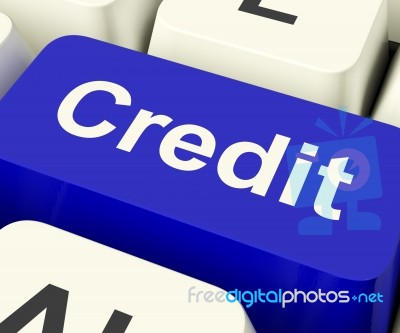 Credit Key Stock Image