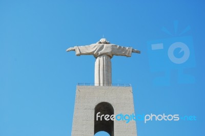 Cristo Rei In Lisbon Stock Photo