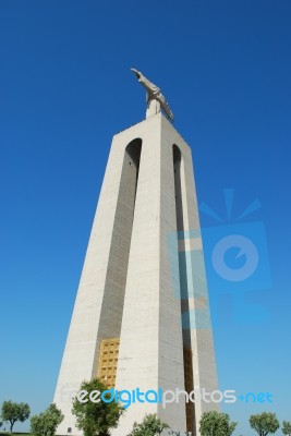 Cristo Rei In Lisbon Stock Photo