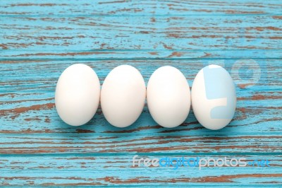 Crocodile Alligator Eggs Group Still Life Stock Photo