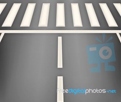 Crosswalk Stock Image