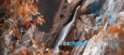 Crows Nest Falls During The Day Stock Photo