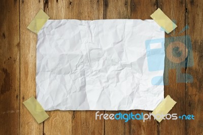 Crumpled Paper Stock Photo