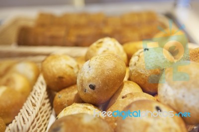 Crunchy Bread Rolls Stock Photo