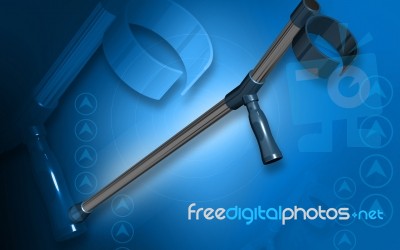 Crutch  Stock Image